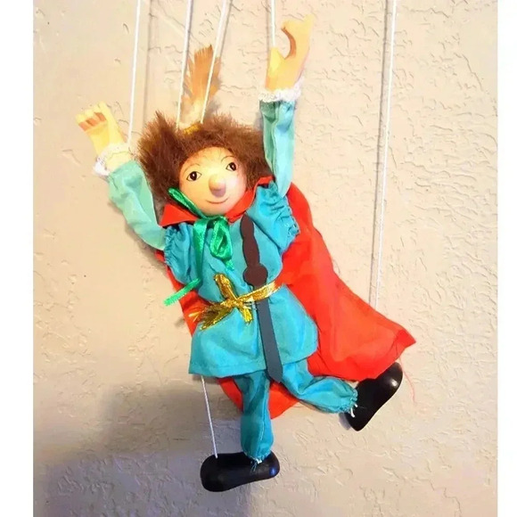 Prince Wooden Marionette 9" - Picture 1 of 7